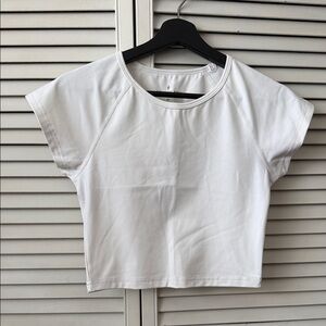 Elegant White Women's Crop Top